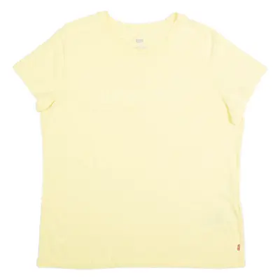 LEVI'S Womens T-Shirt Yellow L