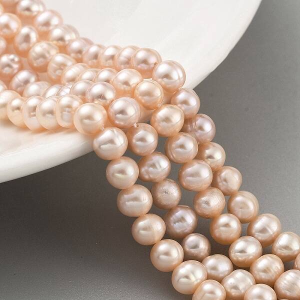Natural Cultured Freshwater Pearl Beads Strands