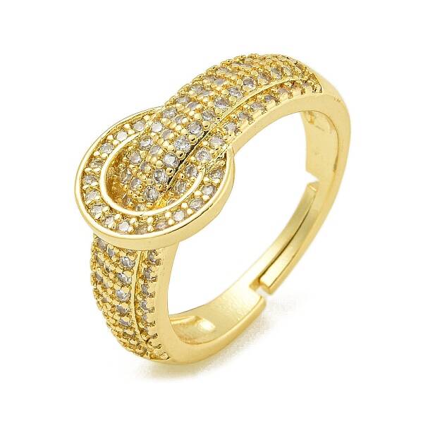 Brass Pave Cubic Zirconia Rings