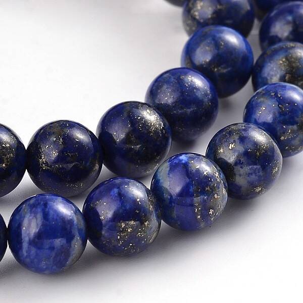 Natural Lapis Lazuli Round Bead Strands