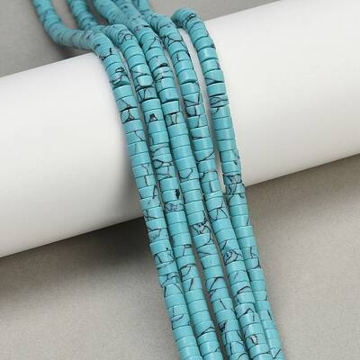 Synthetic Turquoise Beads Strands
