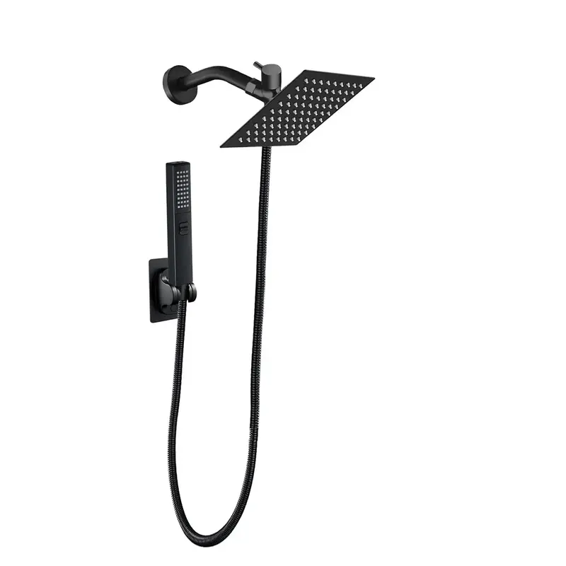 Shower Head with Hose, 1 Set 6/8 Inch Rain Shower Heads with Handheld Spray Combo, Dual Shower Head with Multi-modes Spraying...