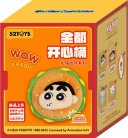 52TOYS Crayon Shinchan all happy bucket Series Collectible Toy Kawaii Creative Gift Room Decor Desktop Decoration Gift for Bi...