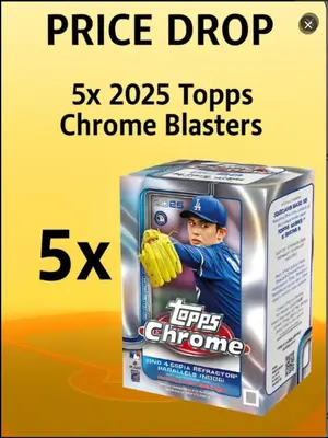 9/4 Price Drop #2 - 3x 2025 Topps Chrome Mega Boxes