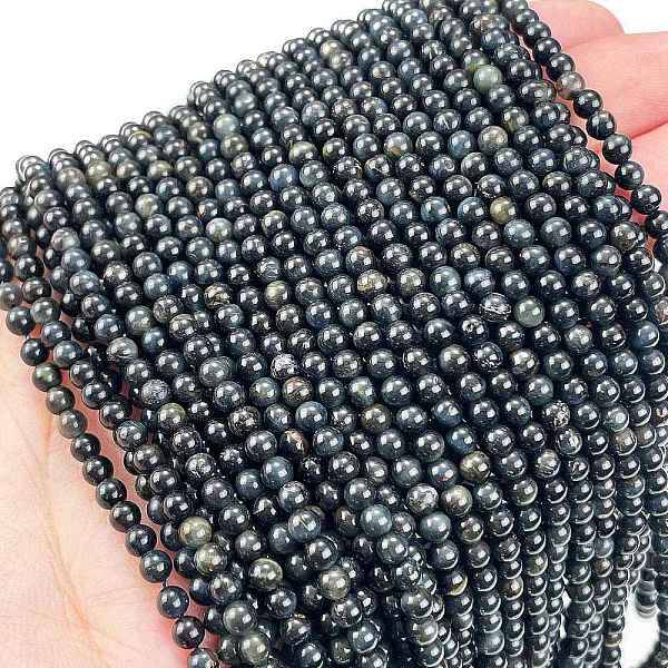 Natural Blue Tiger Eye(Dyed & Heated) Beads Strands