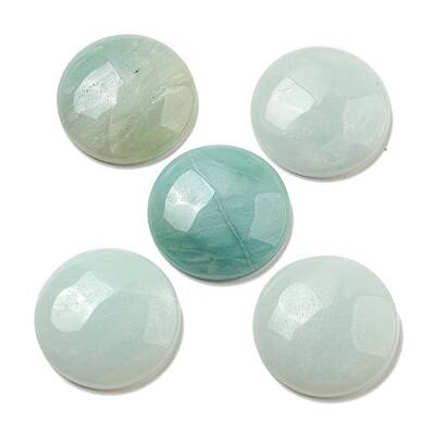 Natural Flower Amazonite Cabochons