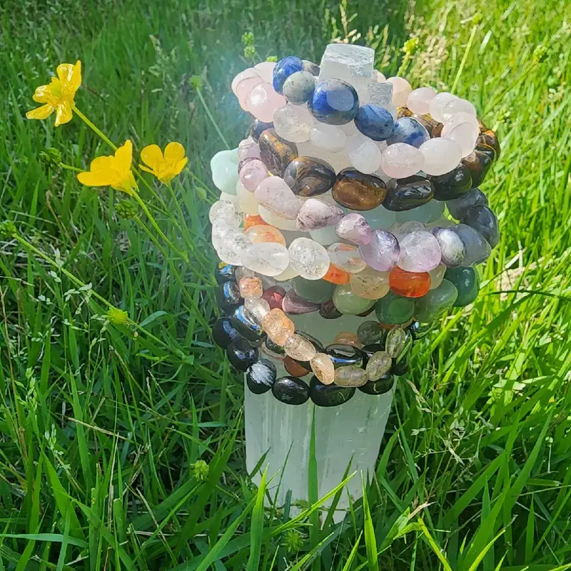 Tumbled Stone Bracelet 1pc