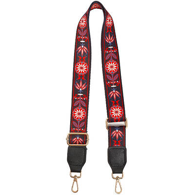 Flower Pattern Polyester Adjustable Bag Handles
