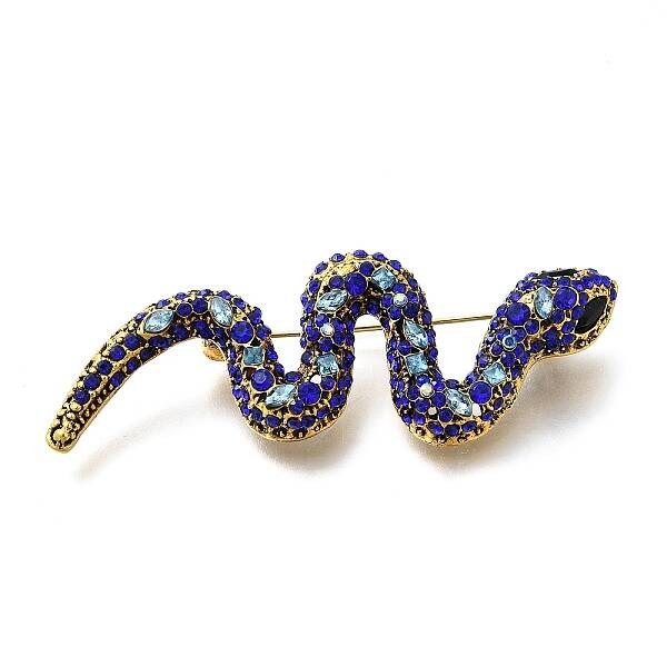 Snake Rhinestones Pins