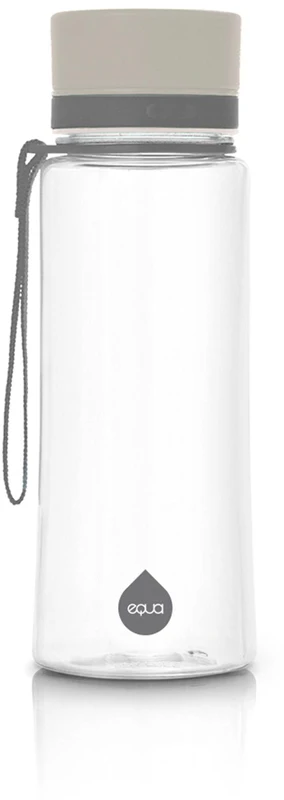 Equa Plain water bottle grey color 600 ml