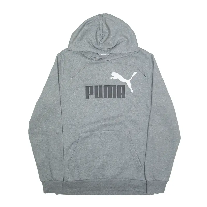 PUMA Hoodie Grey Pullover Mens M