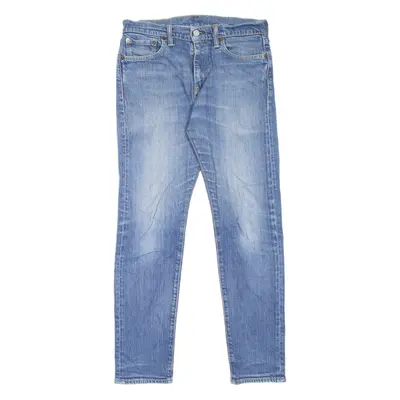 LEVI'S 512 Jeans Mens Blue Slim Tapered Stone Wash W29 L30