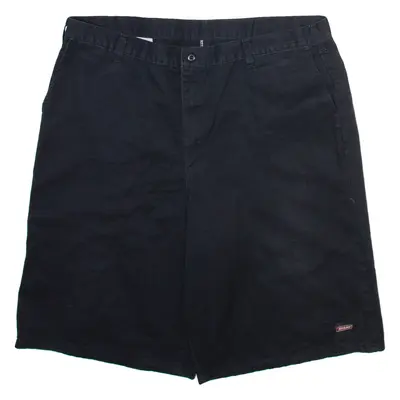 DICKIES Mens Workwear Shorts Black Relaxed XL W40