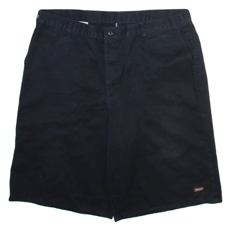 DICKIES Mens Workwear Shorts Black Relaxed XL W40