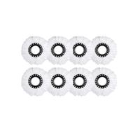 8 Pack Mop Head Replacement,360° Spin Mop Replacement Head,Round Mop Head Microfiber Refills