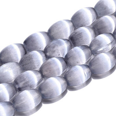 Dyed Natural Selenite Beads Strands