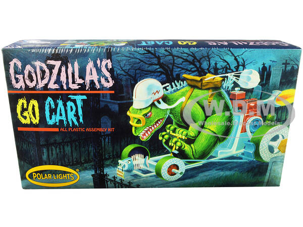 Skill 2 Model Kit Godzillas Go Cart Model Kit by Polar Lights