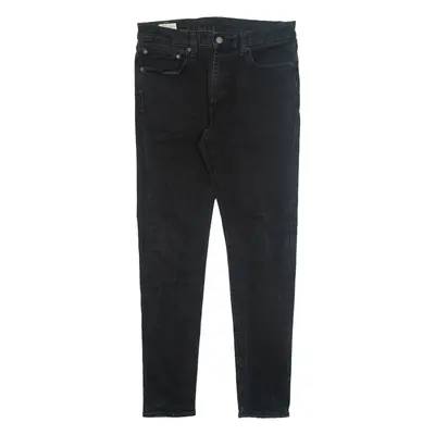 LEVI'S Mens Jeans Black Regular Tapered W34 L34
