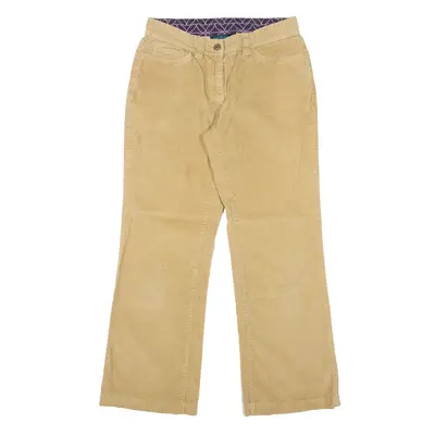 BODEN Corduroy Trousers Beige Regular Bootcut Womens W27 L28