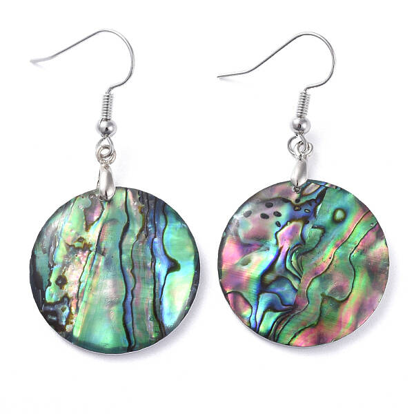 Abalone Shell/Paua Shell Dangle Earrings