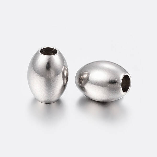 Tarnish Resistant 201 Stainless Steel Beads