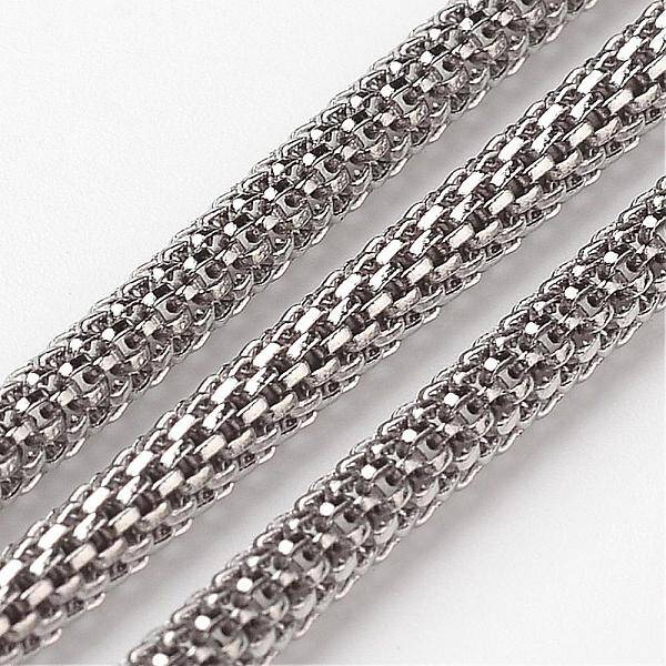 Tarnish Resistant 304 Stainless Steel Mesh Chains