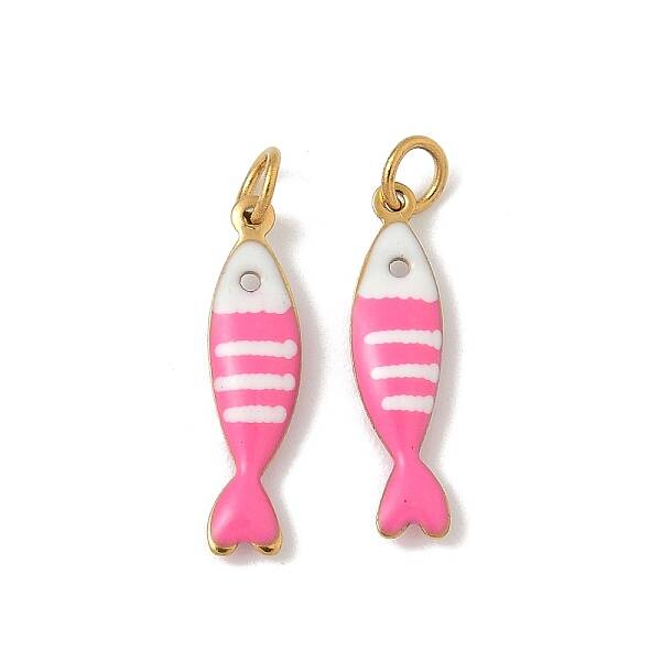304 Stainless Steel Enamel Pendants