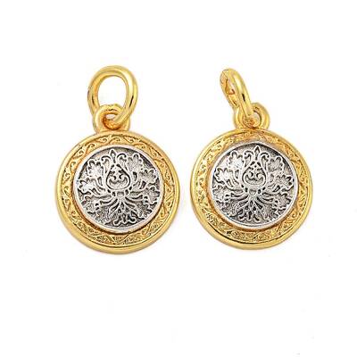 Long-Lasting Plated Brass Pendants