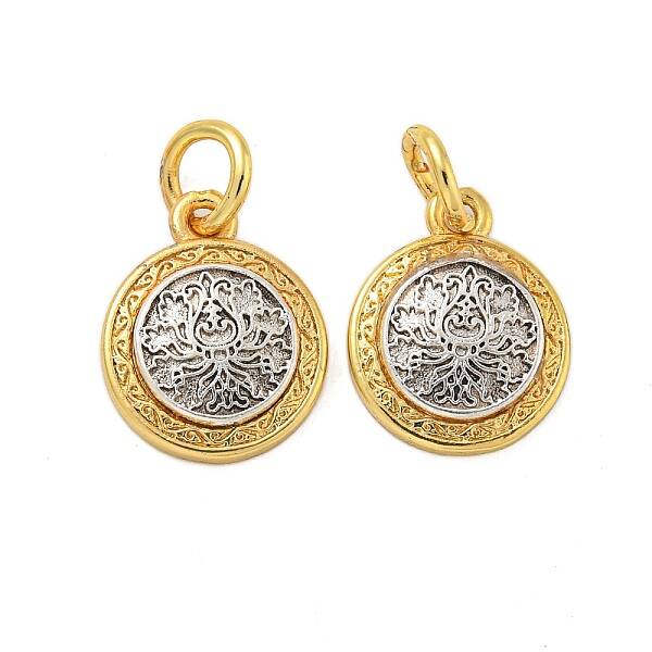 Long-Lasting Plated Brass Pendants
