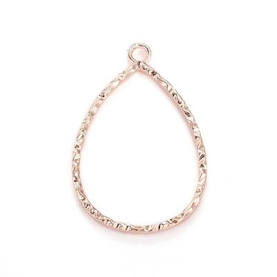Zinc Alloy Open Back Bezel Pendants