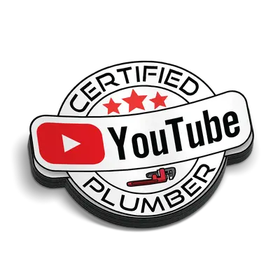 YT Plumber Hard Hat Decal