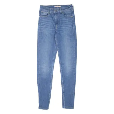 LEVI'S Mile High Womens Jeans Blue Slim Skinny Stone Wash W26 L29