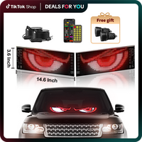 Devil Eyes For Car: dealsforyoudays, Programmable, Bluetooth APP Control, Pre-made Animations & Customizable Text. for Car, B...