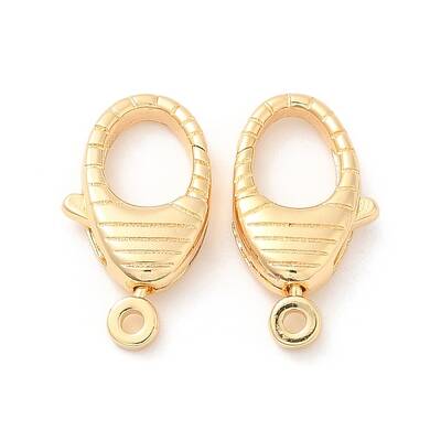 Brass Lobster Claw Clasps