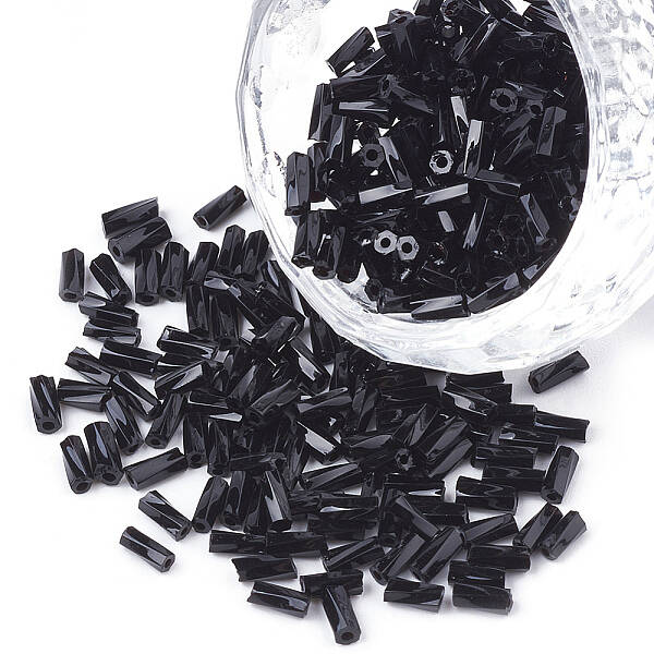 Glass Twisted Bugle Seed Beads