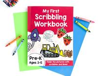 My First Scribbling Book Toddler Fine Motor Workbook Pencil Control and Tracing