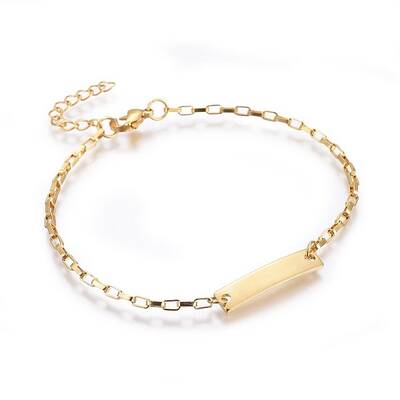 Ion Plating(IP) 304 Stainless Steel ID Bracelets