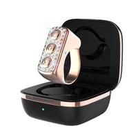 Xring Scrolling Ring Remote Control Ring with Rhinestones, Bluetooth Selfie & Video Recording Remote,Music Control for iPhone...
