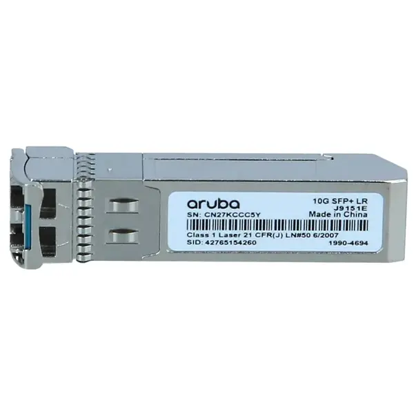 J9151ECM HP Aruba X132 10Gb/s 10GBase-LR Single-Mode Fibre 1310nm 10km Duplex LC Connector SFP+ Transceiver Module