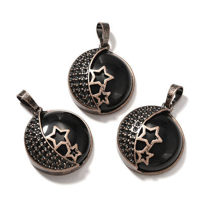 Natural Obsidian Pendants