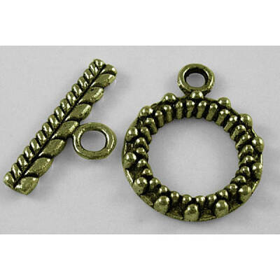 Tibetan Style Alloy Toggle Clasps
