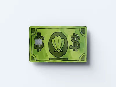 Shell Money Card Cover