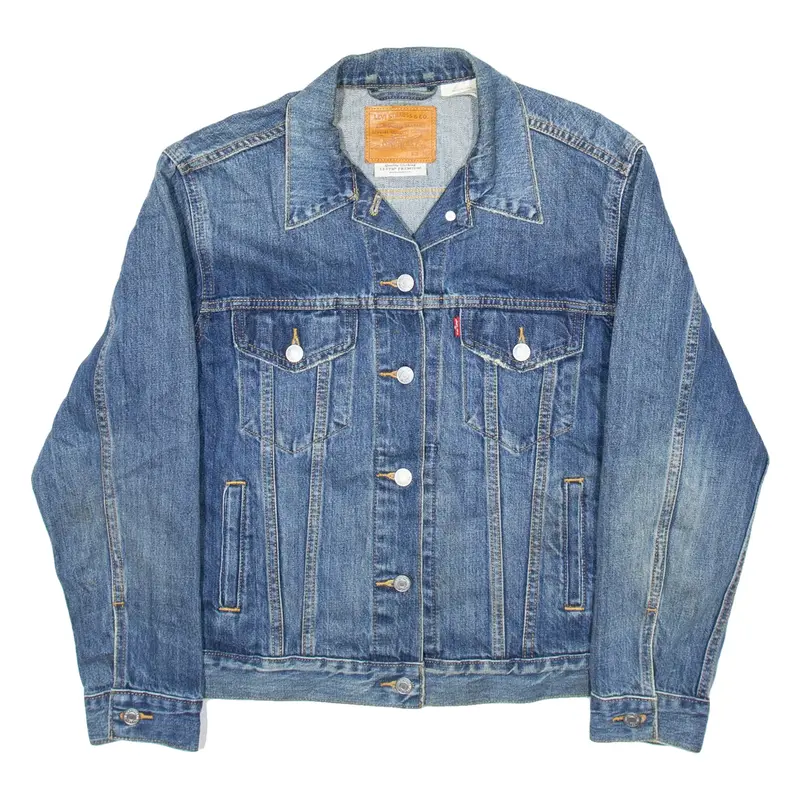 LEVI'S Womens Denim Jacket Blue M