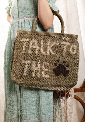 S Talk To The Paw Khaki | Color: KHAKI | Size: U
