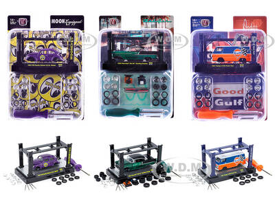 Model Kit 3 piece Car Set Release 80 Limited Edition to 9600 pieces Worldwide 1/64 Diecast Model Cars by M2 Machines