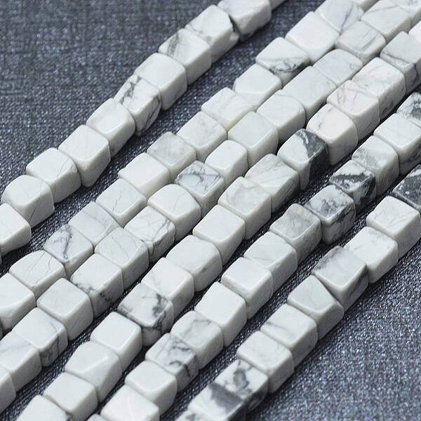 Natural Howlite Beads Strands