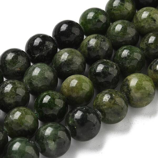 Natural Green Diopside Beads Strands