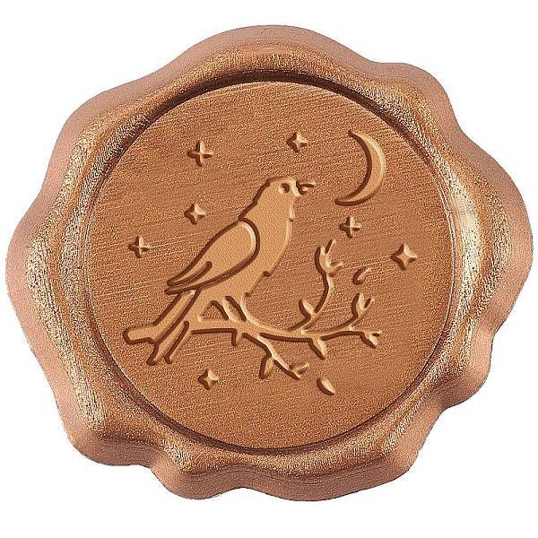 CRASPIRE 50Pcs Adhesive Wax Stamp Stickers