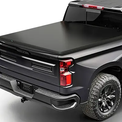Soft Tri-fold Truck Bed Tonneau Cover Compatible with 2015-2025 Ford F-150 F150 (Excl. Raptor Series) 5.5ft Bed