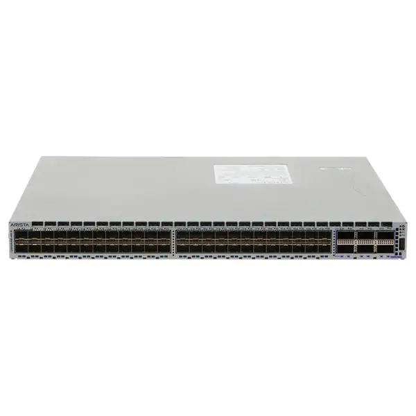 Arista DCS-7280SRAM-48C6-F | 7280RA 48x 10GbE (SFP+) and 6x 100GbE QSFP Switch Router AlgoMatch and MACsec Expn Mem SSD Front...